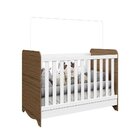 Berço Mini Cama Americano 100% Mdf 3 Em 1 Ben  Branco Brilho/
