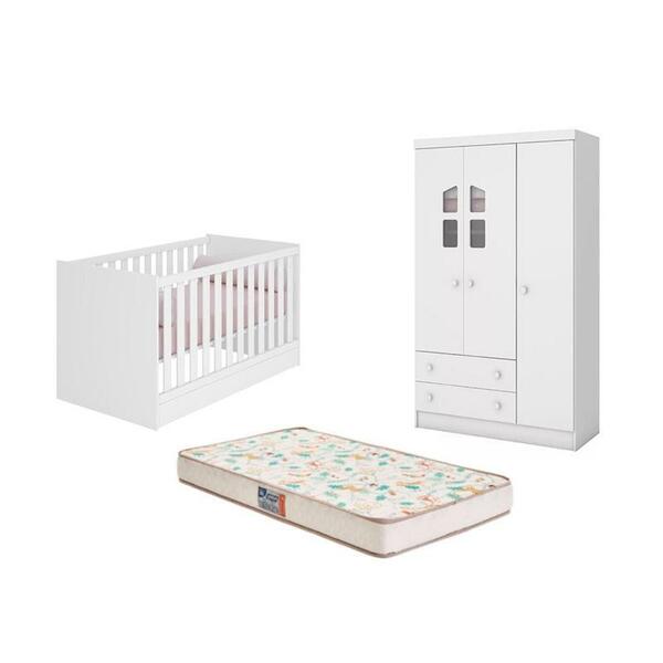 Berço Mini Cama Americano Doce Sonho Com Colchão Gazin E Guar