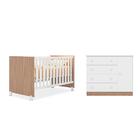 Berço Mini Cama Americano E Cômoda Sapateira Doce Sonho – Qmo