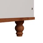 Berço Mini Cama Bala De Goma Espresso Móveis Branco/savana