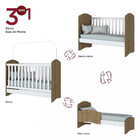 Berço Mini Cama Bala De Menta Henn Com Colchão Gazin