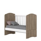 Berço Mini-cama Bala De Menta Henn - Rústico/branco