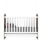 Berço Mini-cama Bala De Menta Henn - Rústico/branco