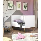 Berço Mini Cama Caring  Branco/carvalho