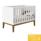Berço Mini Cama Classic Pés Amadeirado Com Colchão D18 - Rell