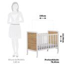 Berço Mini Cama Cloe Móveis Peroba