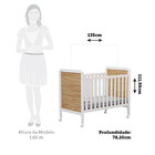 Berço Mini Cama Cloe Móveis Peroba