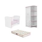 Berco Mini Cama Com Perfil Doce Sonho Com Colchão Gazin Guard