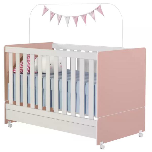 Berço Mini Cama Com Rodizios Encanto 3200 Peternella