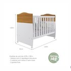 Berço Mini Cama Com Suporte Mosquiteiro Confort Espresso Móve