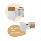 Berço Mini Cama Com Suporte Mosquiteiro Confort Espresso Móve