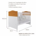 Berço Mini Cama Com Suporte Mosquiteiro Confort Espresso Móve