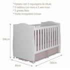 Berço Mini Cama Conforto Permobili Branco