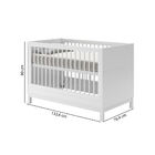 Berço Mini Cama Cozy - Branco