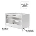 Berço Mini Cama Cozy - Branco