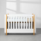 Berço Mini Cama Curvo Pina – Branco E Amêndoa Berço Mini Cama