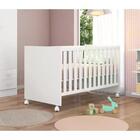 Berço Mini Cama Doce Sonho 1344 Com Rodizios E Colchao Qmovi