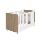 Berço Mini Cama Doce Sonho  Carvalho Rústico/branco