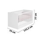 Berço Mini Cama Doce Sonho Branco – Móveisaqui