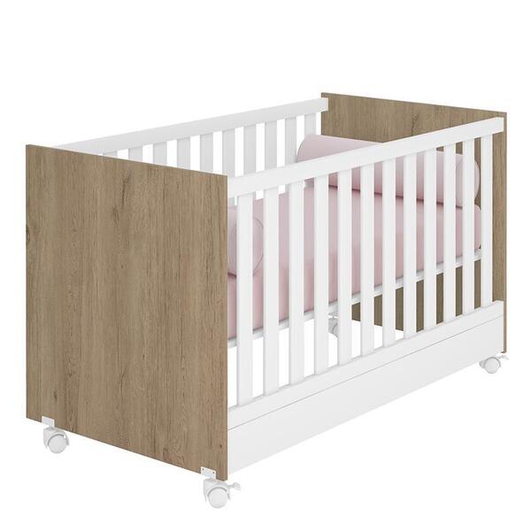 Berço Mini Cama Doce Sonho Com Rodízios - Qmovi