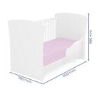 Berço Mini Cama E Cômoda Sapateira Doce Sonho Branco – Qmovi