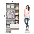 Berço Mini Cama E Guarda Roupa Magia Branco Jequitibá Hp - He