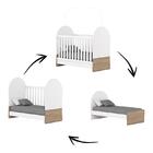 Berço Mini Cama E Guarda Roupa Magia Branco Jequitibá Hp - He