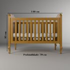 Berço Mini Cama Em Madeira Maciça Versailles Mel