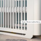 Berço Mini Cama Em Mdf Com Grade Neo Branco