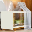 Berço Mini Cama Flocos 100% Mdf Com Colchão Branco/ypê - Tigus