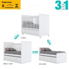 Berco Mini Cama I16 Com Colchao E Comoda Infantil Ii712 Henn