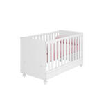 Berço Mini Cama Infantil Encanto Feliz Com Mosquiteiro E Rodí