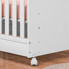 Berço Mini Cama Infantil Encanto Feliz Com Mosquiteiro E Rodí