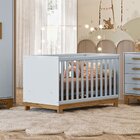 Berço Mini Cama Infantil Mdp/mdf Q Encanto Slim Cinza