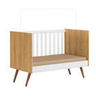 Berço Mini Cama Infantil Q Charm 70cm Com Rodízios E Mosquete