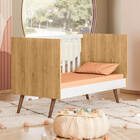 Berço Mini Cama Infantil Q Charm 70cm Com Rodízios E Mosquete