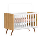 Berço Mini Cama Infantil Q Charm 70cm Com Rodízios E Mosquete