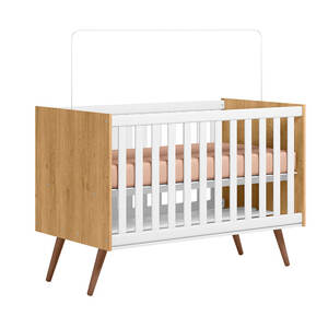 Foto de Berço Mini Cama Infantil Q Charm 70cm Com Rodízios E Mosquete