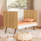 Berço Mini Cama Infantil Q Charm 70cm Com Rodízios E Mosquete