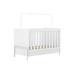 Berço Mini Cama Metalic Branco