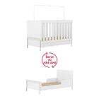 Berço Mini Cama Metalic Branco