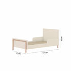 Berço Mini Cama Metalic Off White/rosê Móveis Estrela