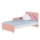 Berço Mini Cama Miguel Rosê Branco Com Colchão