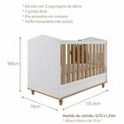 Berço Mini Cama Montessoriano 100% Mdf Mimo Permobili Branco/