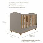 Berço Mini Cama Montessoriano 100% Mdf Mimo Permobili Fendi/n