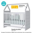 Berço Mini Cama Montessoriano Estilo Casinha Americano Com Co