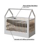 Berço Mini Cama Montessoriano Wood - Branco/treviso