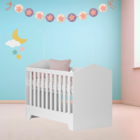 Berço Mini Cama Multifuncional Prático Durável Branco Branco