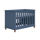 Berço Mini Cama Padrão Americano 2 X 1 Atenna Azul Petróleo