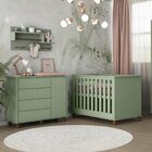 Berço Mini Cama Padrão Americano 2 X 1 Atenna Verde